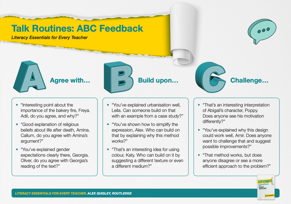 Talk routines: ABC Feedback Post feature image