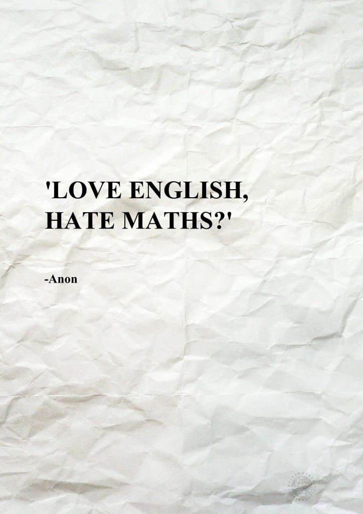 'Love English, Hate Maths?' Post feature image