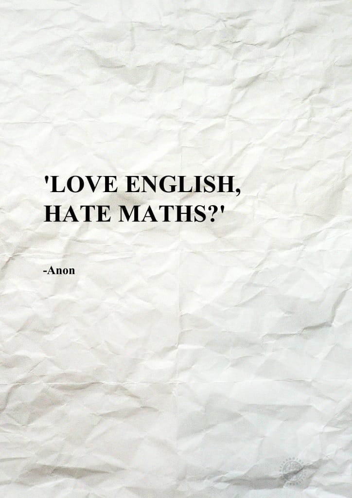 'Love English, Hate Maths?' feature image