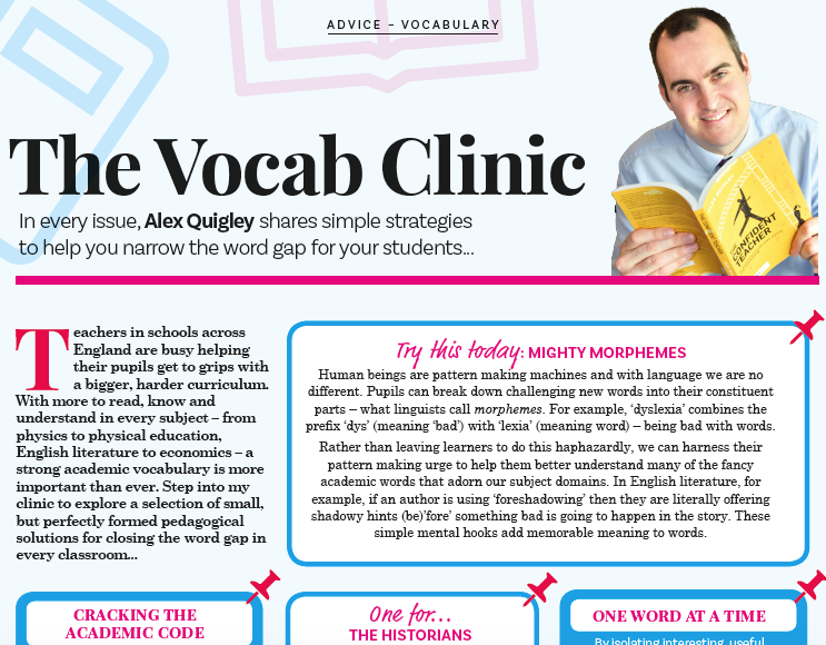 Vocabulary Clinic feature image