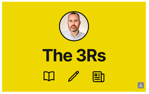 The 3Rs - Reading, writing, and research to be interested in #78 feature image