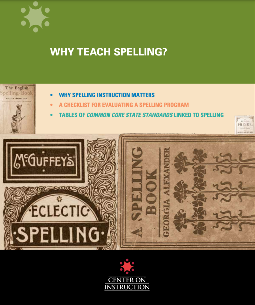 5 Free Research Reads On... Teaching Spelling